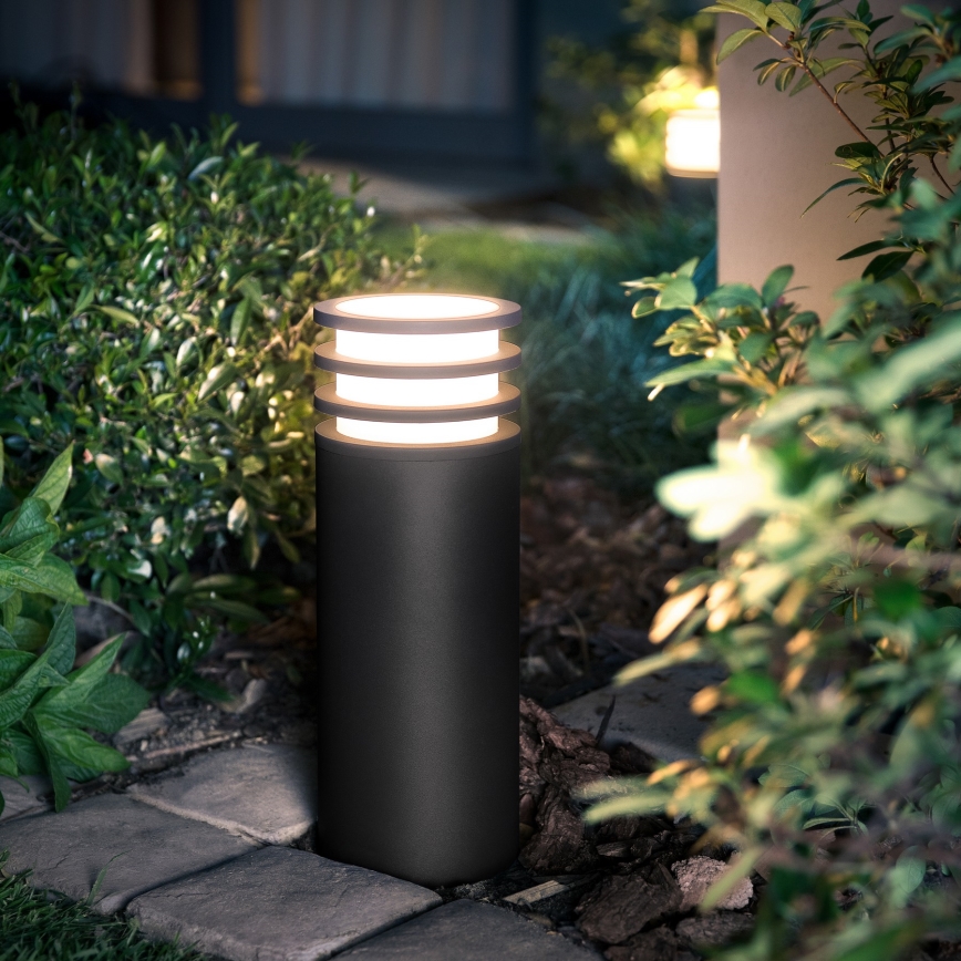 Philips - LED RGB fényerőszabályozható kültéri lámpa Hue LUCCA 1xE27/8,1W/230V 25 cm 1000-20000K IP44