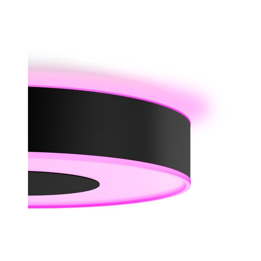 Philips - LED RGB dimmelhető mennyezeti lámpa Hue INFUSE LED/52,5W/230V 2000-6500K Ø 425 mm fekete