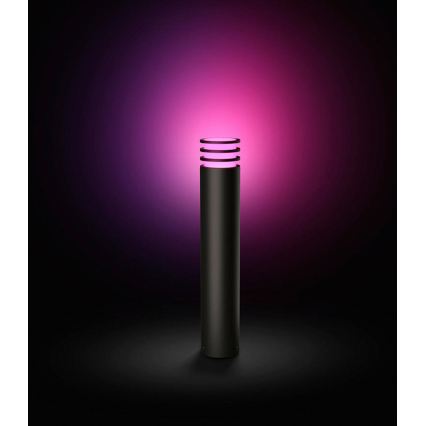 Philips - LED RGB dimmelhető kültéri lámpa Hue LUCCA 1xE27/8,1W/230V 77 cm 1000-20000K IP44
