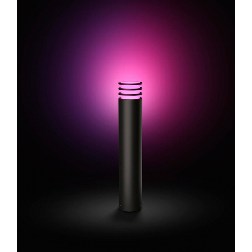 Philips - LED RGB dimmelhető kültéri lámpa Hue LUCCA 1xE27/8,1W/230V 77 cm 1000-20000K IP44