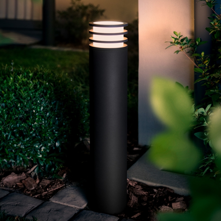 Philips - LED RGB dimmelhető kültéri lámpa Hue LUCCA 1xE27/8,1W/230V 77 cm 1000-20000K IP44