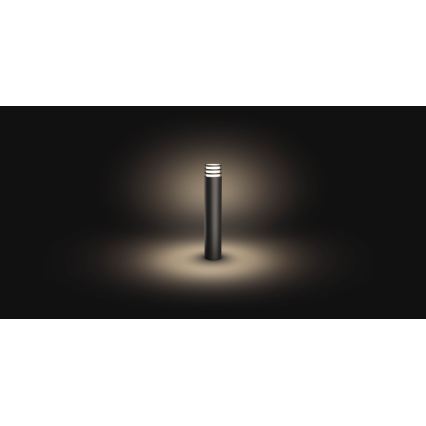 Philips - LED RGB dimmelhető kültéri lámpa Hue LUCCA 1xE27/8,1W/230V 77 cm 1000-20000K IP44