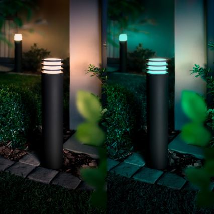 Philips - LED RGB dimmelhető kültéri lámpa Hue LUCCA 1xE27/8,1W/230V 77 cm 1000-20000K IP44