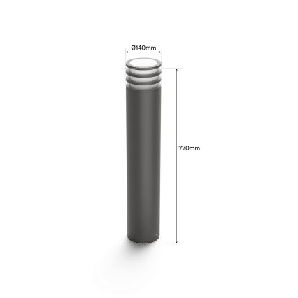 Philips - LED RGB dimmelhető kültéri lámpa Hue LUCCA 1xE27/8,1W/230V 77 cm 1000-20000K IP44