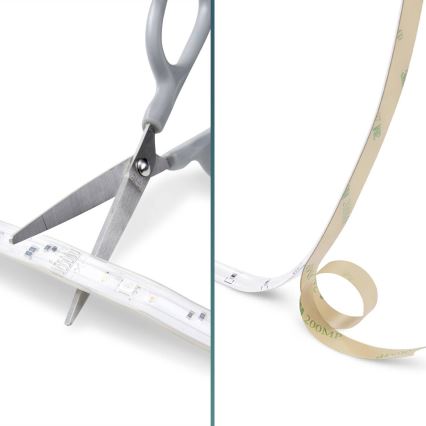 Philips - RGBW dimmelhető LED szalag 5m LED/12W/230V + távirányító