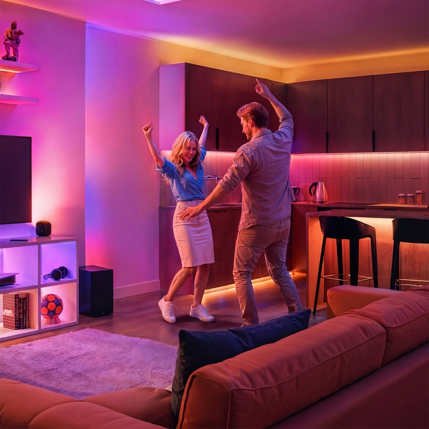 Philips - LED RGB+TW Dimmelhető asztali lámpa SMART LED/9W/230V 2200-6500K Wi-Fi