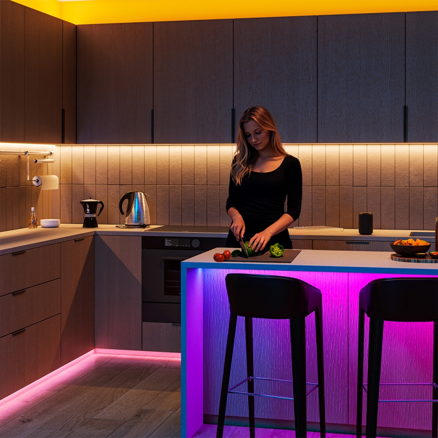 Philips - LED RGBIC Dimmelhető LED-szalag SMART STRIP 3m LED/13W/230V 2700-6500K Wi-Fi