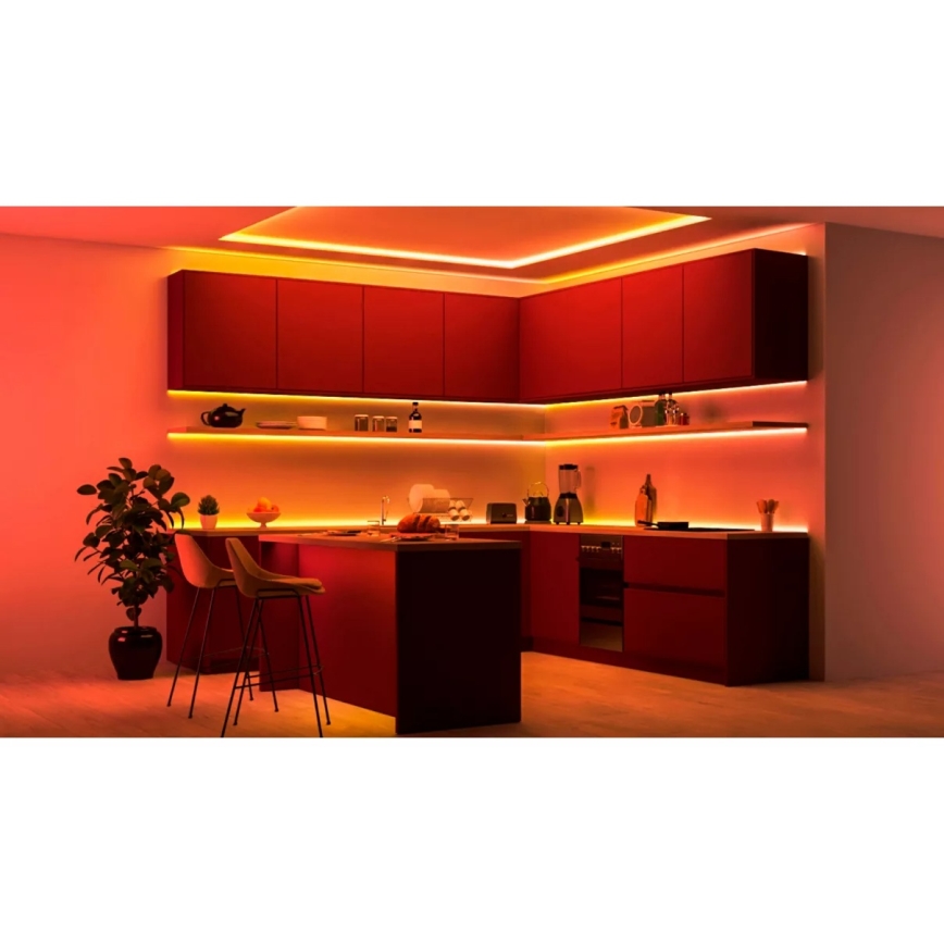 Philips - LED RGBIC Fényerőszabályozható szalag SMART STRIP 4m LED/12W/230V 2700-6500K Wi-Fi