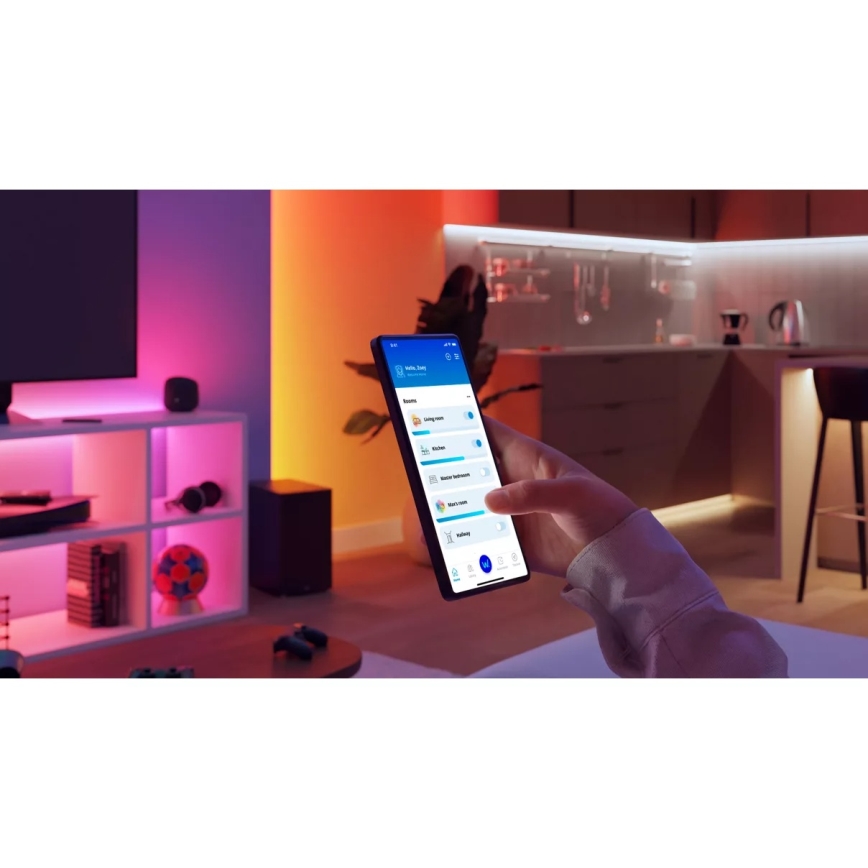 Philips - LED RGBIC dimmelhető szalag SMART STRIP 20m LED/36W/230V 2700-6500K Wi-Fi