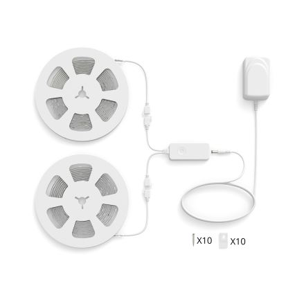 Philips - LED RGBIC dimmelhető szalag SMART STRIP 20m LED/36W/230V 2700-6500K Wi-Fi