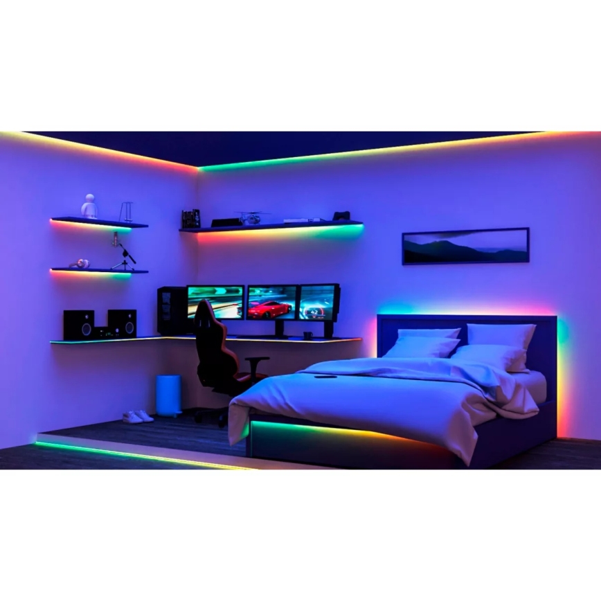 Philips - LED RGBIC fényerőszabályozható szalag SMART STRIP 2x5m LED/21W/230V 2700-6500K Wi-Fi