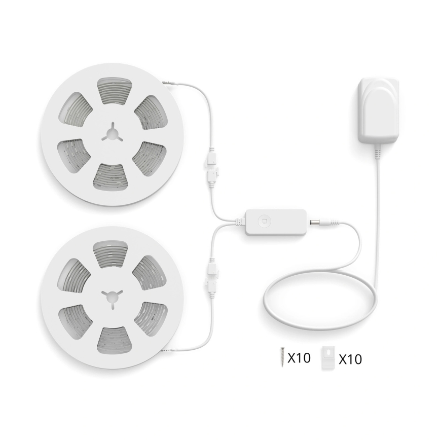 Philips - LED RGBIC fényerőszabályozható szalag SMART STRIP 2x5m LED/21W/230V 2700-6500K Wi-Fi
