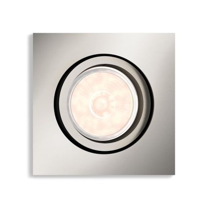 Philips - LED RGBW, fényerőszabályozható süllyesztett mennyezeti lámpa DONEGAL 1xGU10/4,8W/230V + távirányító