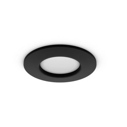 Philips - LED RGBW  Dimmelhető fürdőszobai beépíthető lámpa Hue SLIM LED/8,3W/230V 2000-6500K IP44 fekete