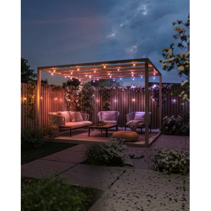 Philips - LED RGBW dimmelhető kültéri fényfüzér Hue FESTAVIA 30xLED 21m IP65