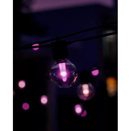 Philips - LED RGBW dimmelhető kültéri fényfüzér Hue FESTAVIA 30xLED 21m IP65