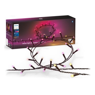 Philips - LED RGBW dimmelhető kültéri fényfüzér HUE WHITE AND COLOR AMBIANCE 500xLED 44,4 m 2000-6500K IP54