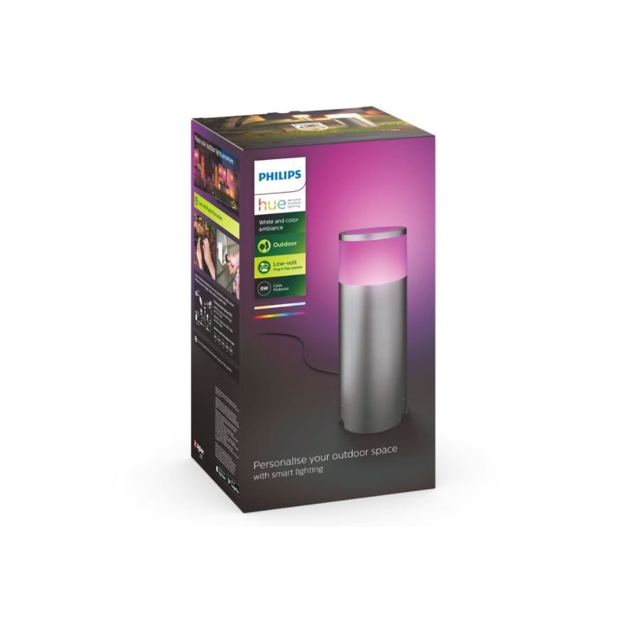 Philips - LED RGBW Dimmelhető kültéri lámpa CALLA Hue LED/8W/230V IP44