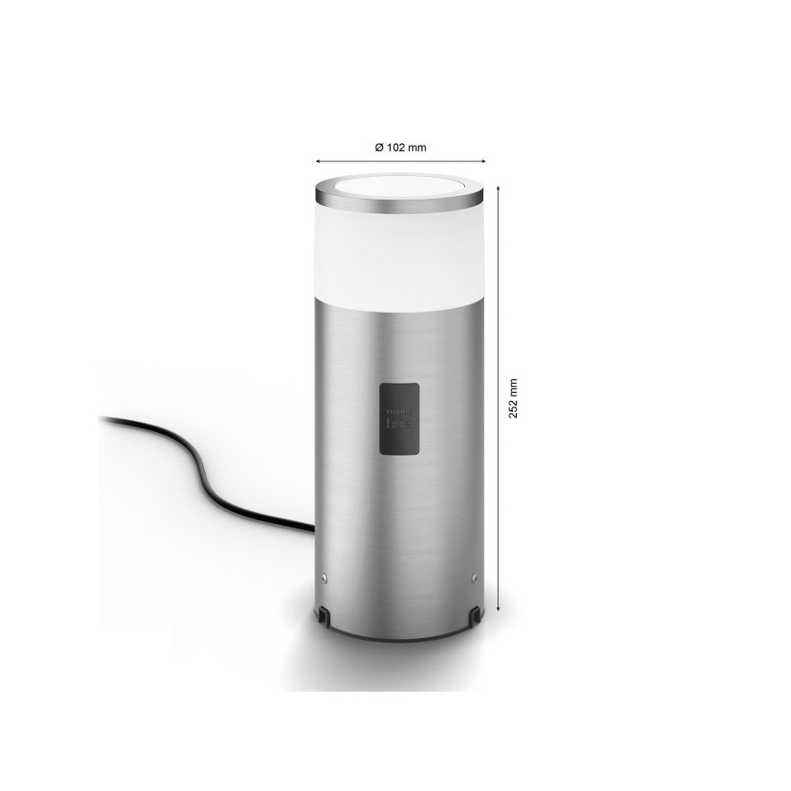 Philips - LED RGBW Dimmelhető kültéri lámpa CALLA Hue LED/8W/230V IP44