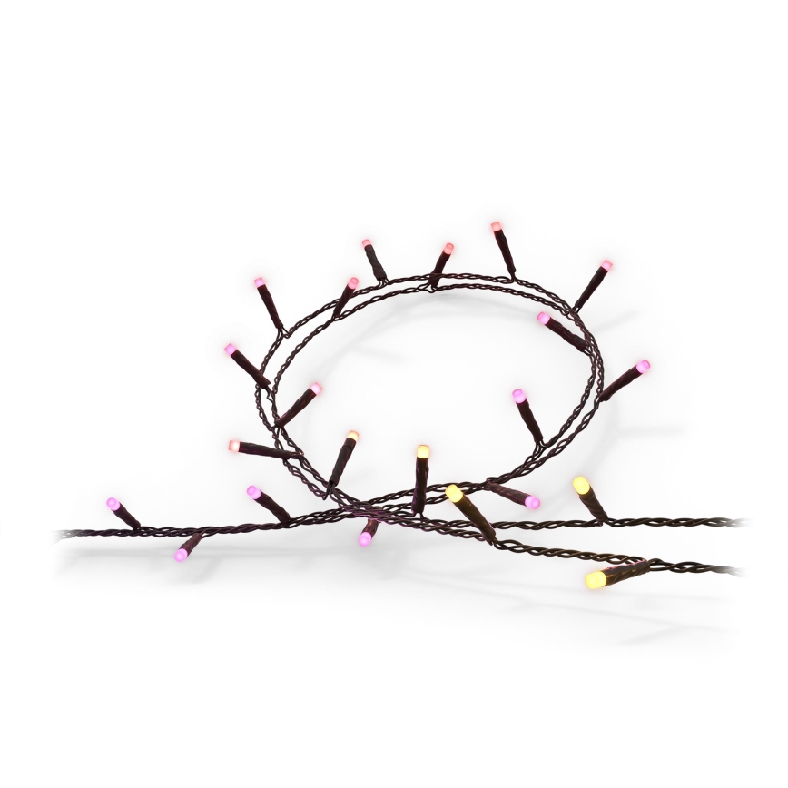 Philips - LED RGBW Dimmelhető kültéri lánc HUE WHITE AND COLOR AMBIANCE 500xLED 44,4 m 2000-6500K IP54