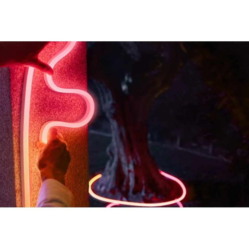 Philips - Hue NEON RGBW dimmelhető kültéri LED-szalag 5m LED/30W/230V 2200-6500K IP67
