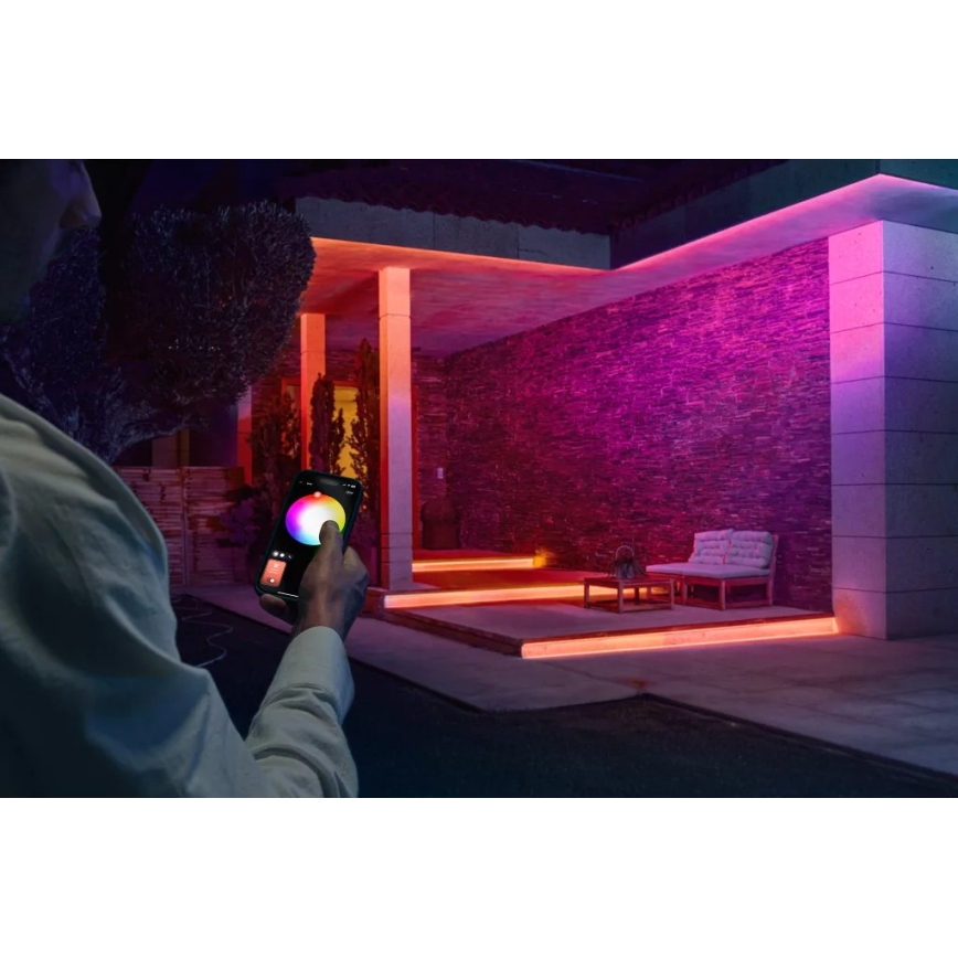 Philips -LED RGBW dimmelhető kültéri LED-szalag Hue FLUX 10m LED/30W/230V 2200-6500K IP67
