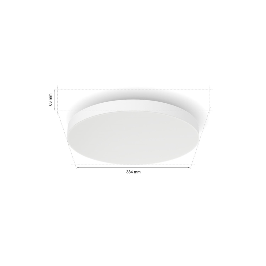 Philips - LED RGBW Dimmelhető mennyezeti lámpa Hue DATURA LED/48W/230V 2000-6500K