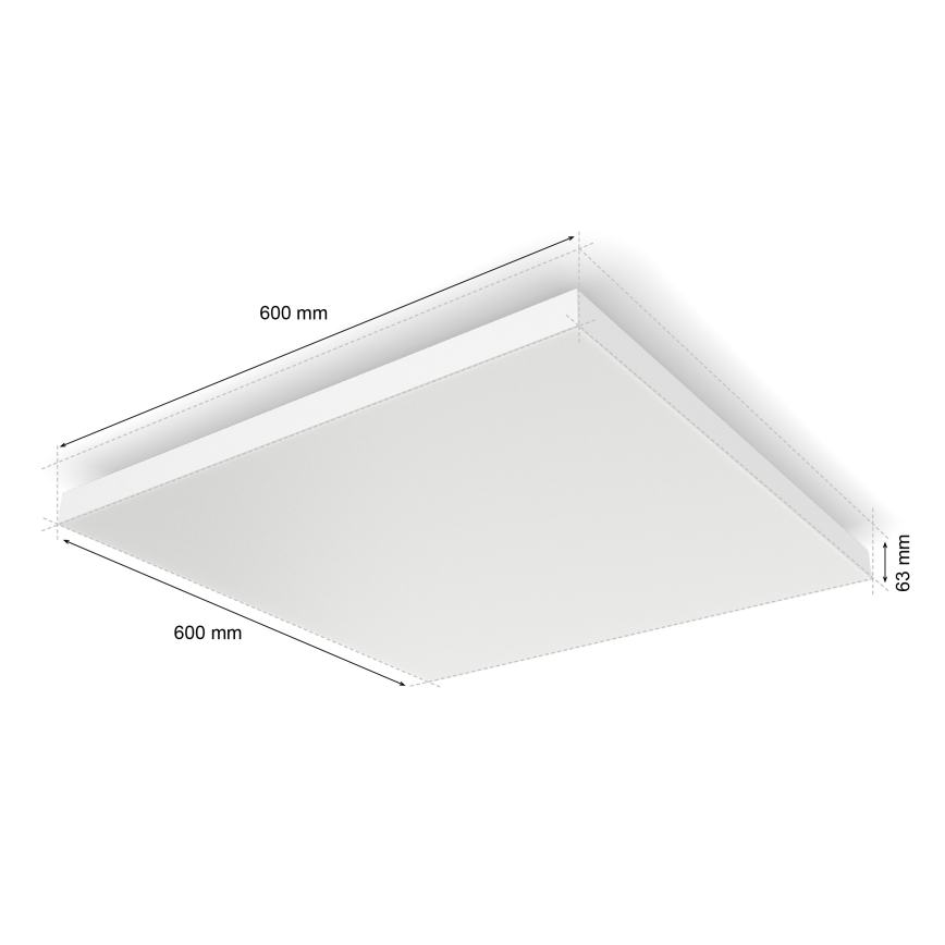 Philips - LED RGBW Dimmelhető mennyezeti lámpa Hue DATURA LED/67W/230V 2000-6500K