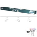 Philips - LED RGBW, dimmelhető spotlámpa EASYLINK HUE sínes rendszerben 3xGU10/4,7W/230V 2200-6500K 1m fehér