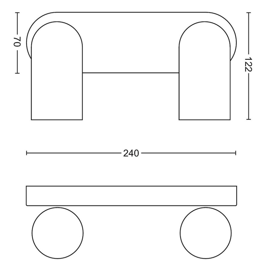Philips - LED RGBW dimmelhető spotlámpa PONGEE 2xGU10/4,8W/230V 3000K fekete + távirányító
