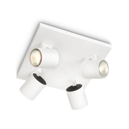 Philips - LED RGBW dimmelhető spotlámpa RUNNER 4xGU10/6,5W/230V 2700-6500K fehér