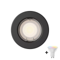 Philips - LED RGBW dimmelhető süllyesztett mennyezeti lámpa PERIDOT 1xGU10/6,5W/230V 2700-6500K fekete