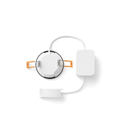 Philips - LED RGBW Fényerőszabályozható beépíthető fürdőszobai lámpatest Hue SLIM LED/8,3W/230V 1000-20000K fekete P44