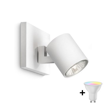 Philips - LED RGBW Fényerőszabályozható spotlámpa RUNNER 1xGU10/6,5W/230V 2700-6500K fehér