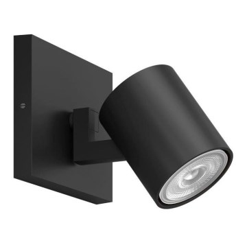 Philips - LED RGBW fényerőszabályozható spotlámpa RUNNER 1xGU10/6,5W/230V 2700-6500K fekete