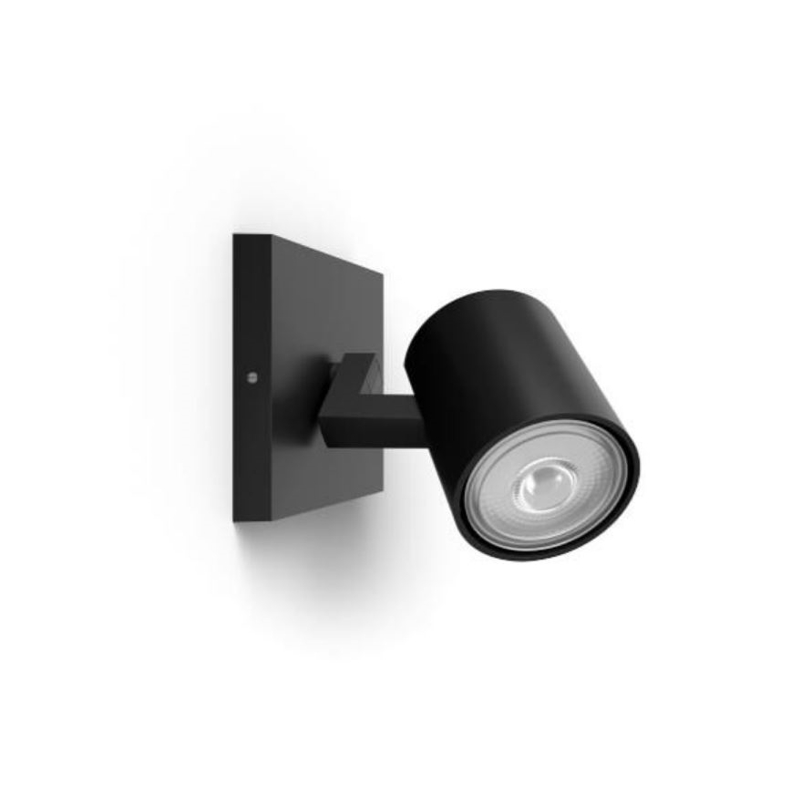 Philips - LED RGBW fényerőszabályozható spotlámpa RUNNER 1xGU10/6,5W/230V 2700-6500K fekete