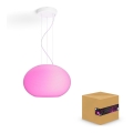 Philips - LED RGBW Fényerőszabályzós mennyezeti lámpa kábellel Hue FLOURISH LED/39W/230V