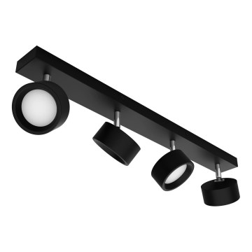 Philips - LED Spotlámpa 4xLED/5,5W/230V fekete