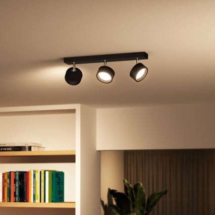 Philips - LED Spotlámpa 3xLED/5,5W/230V fekete