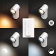 Philips - LED Szabályozható fürdőszobai lámpa Hue ADORE 1xGU10/5W/230V IP44 + távirányító