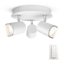 Philips - LED Szabályozható fürdőszobai lámpa Hue ADORE 3xGU10/5,5W