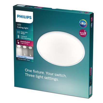 Philips - LED Szabályozható mennyezeti lámpa 1xLED/15W/230V 4000K