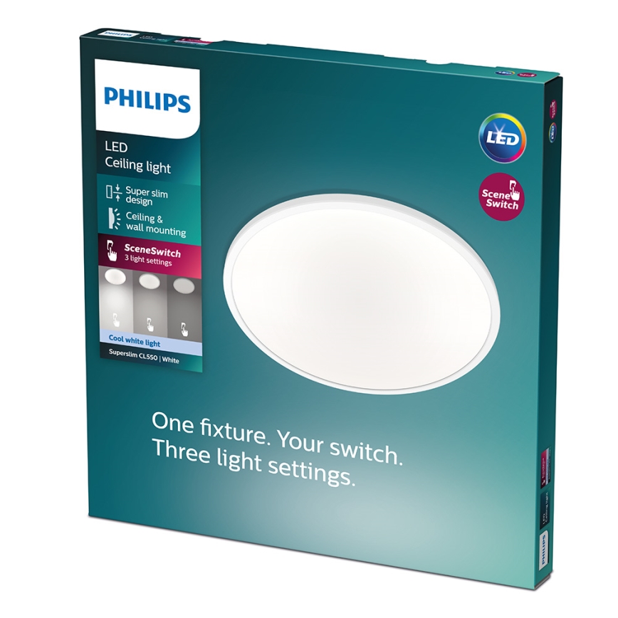 Philips - LED Szabályozható mennyezeti lámpa 1xLED/18W/230V  4000K