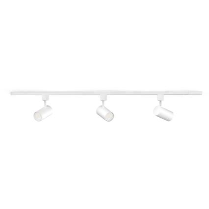 Philips - LED dimmelhető spotlámpa EASYLINK sínes rendszerhez 3xGU10/6,2W/230V 2200-2700K 1m fehér