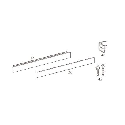 Philips - LEDINAIRE és CORELINE LED-panelek felületre szereléséhez való szerelőkészlet