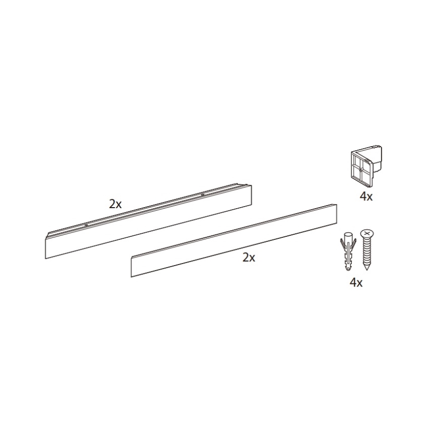 Philips - LEDINAIRE és CORELINE LED-panelek felületre szereléséhez való szerelőkészlet