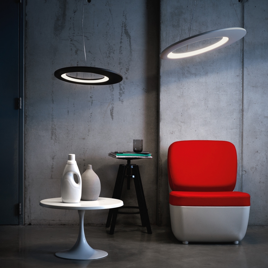 Philips Lirio 40756/93/LI - ECLIPTIC LED-es függeszték 12xLED/2,5W matt/fekete