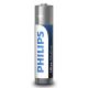 Philips LR03E4B/10 - 4db alkáli elem AAA ULTRA ALKALINE 1,5V