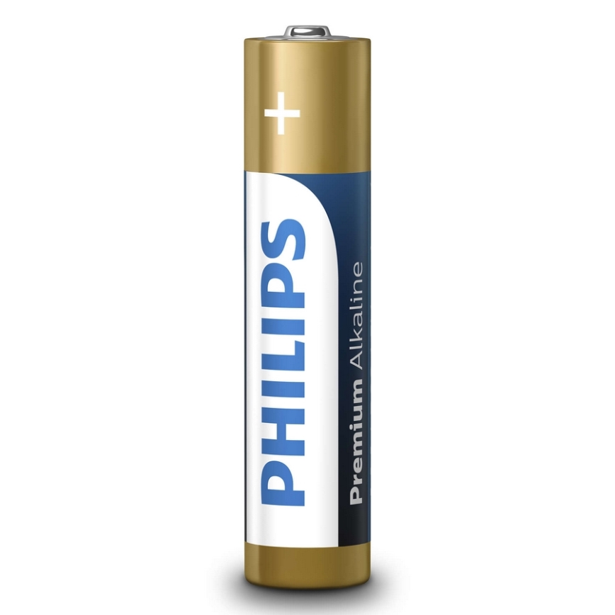 Philips LR03M4B/10 - 4 db alkáli elem AAA PREMIUM ALKALINE 1,5V