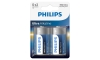 Philips LR20E2B/10 - 2 db alkáli elem D ULTRA ALKALINE 1,5V